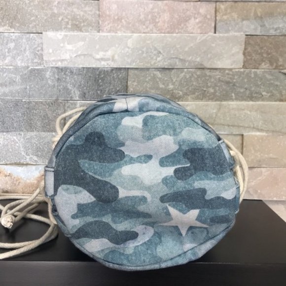 Peace Love World Drawstring Bucket Bag - Picture 9 of 9